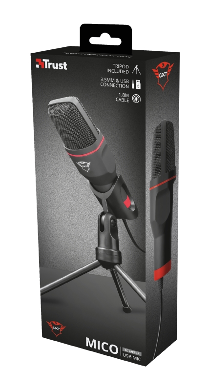Gaming microphone trust gxt 212 mico usb v2