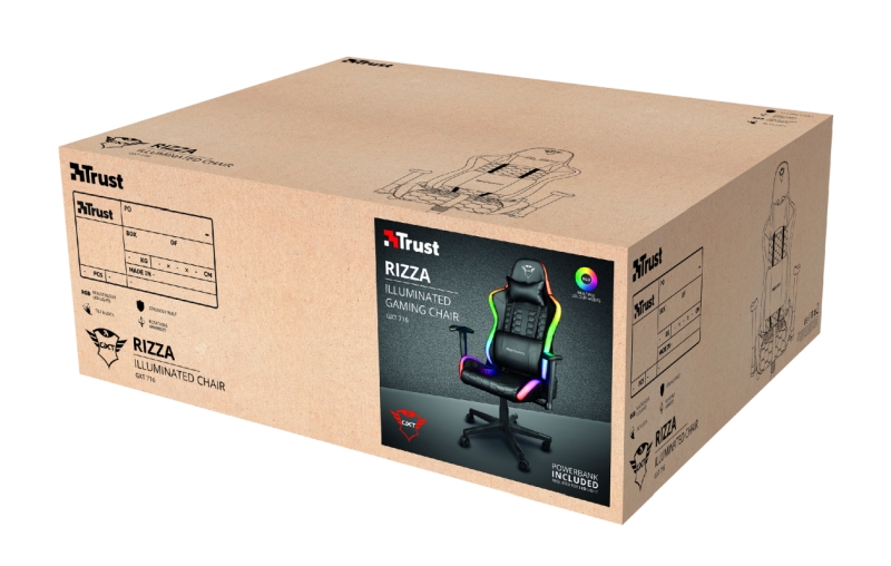 Gaming chair trust gxt 716 rizza rgb led