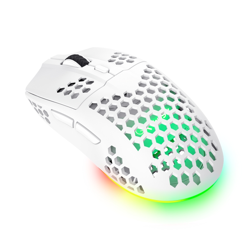 Gaming олекотена безжична мишка TRUST GXT929W Helox White