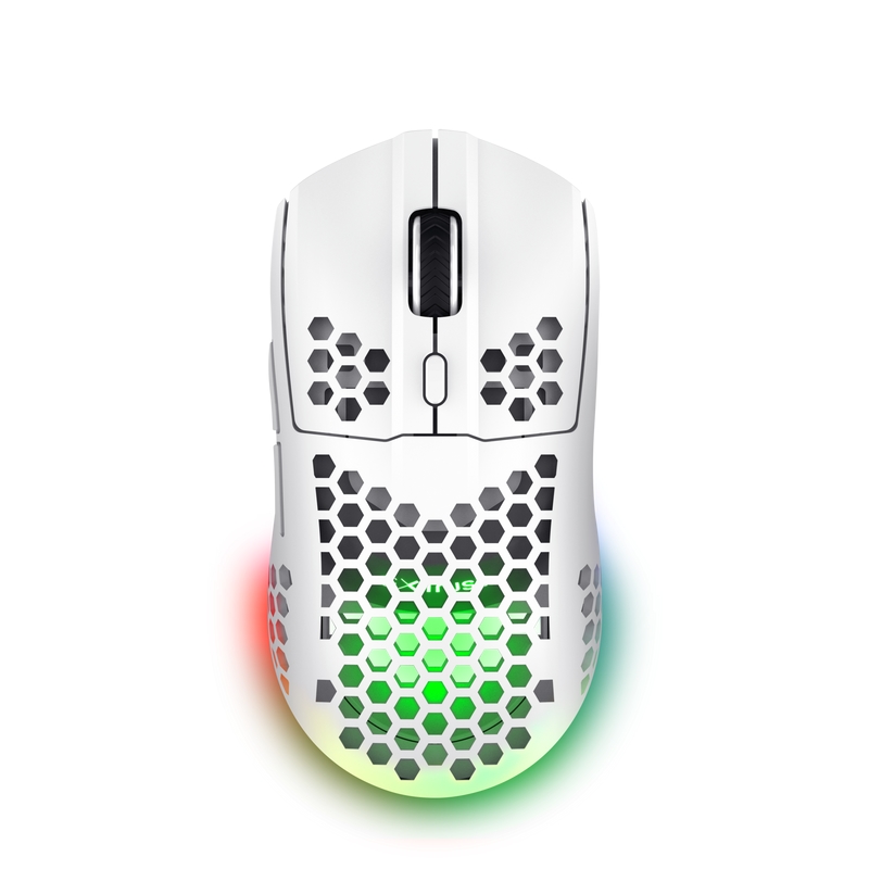 Gaming олекотена безжична мишка TRUST GXT929W Helox White