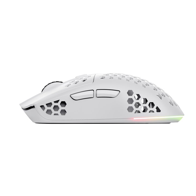 Gaming олекотена безжична мишка TRUST GXT929W Helox White