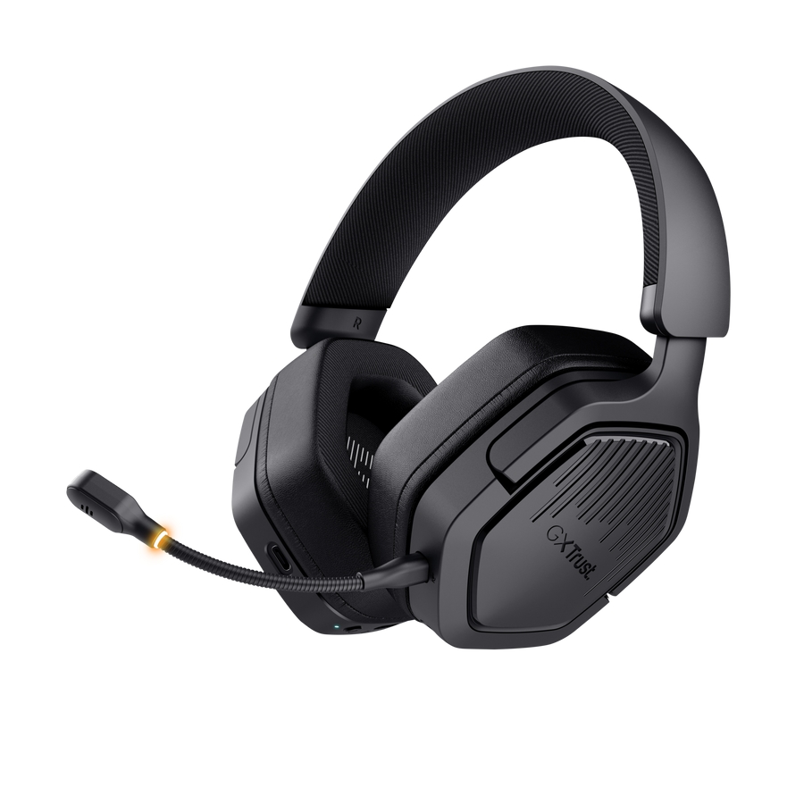 Gaming TRUST GXT 493 Carus безжичен мултиплатформен хедсет - черен