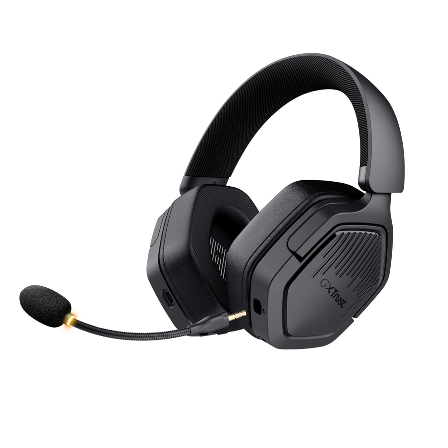Gaming TRUST GXT 493 Carus безжичен мултиплатформен хедсет - черен