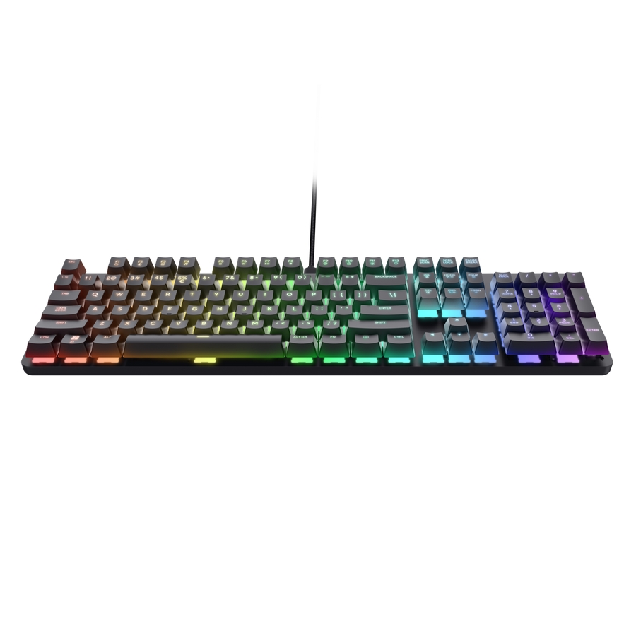 Trust GXT 871 Zora mechanical gaming keyboard, US layout, black