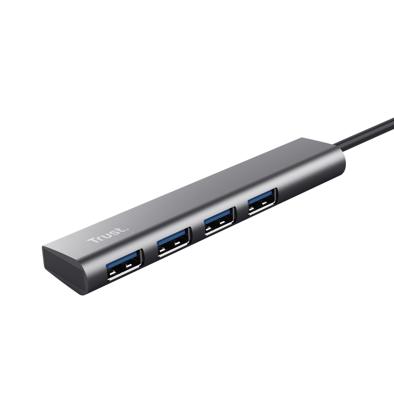 USB хъб TRUST Halyx 4-PORT USB-C HUB