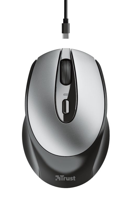 Wireless mouse trust zaya rechargeable black