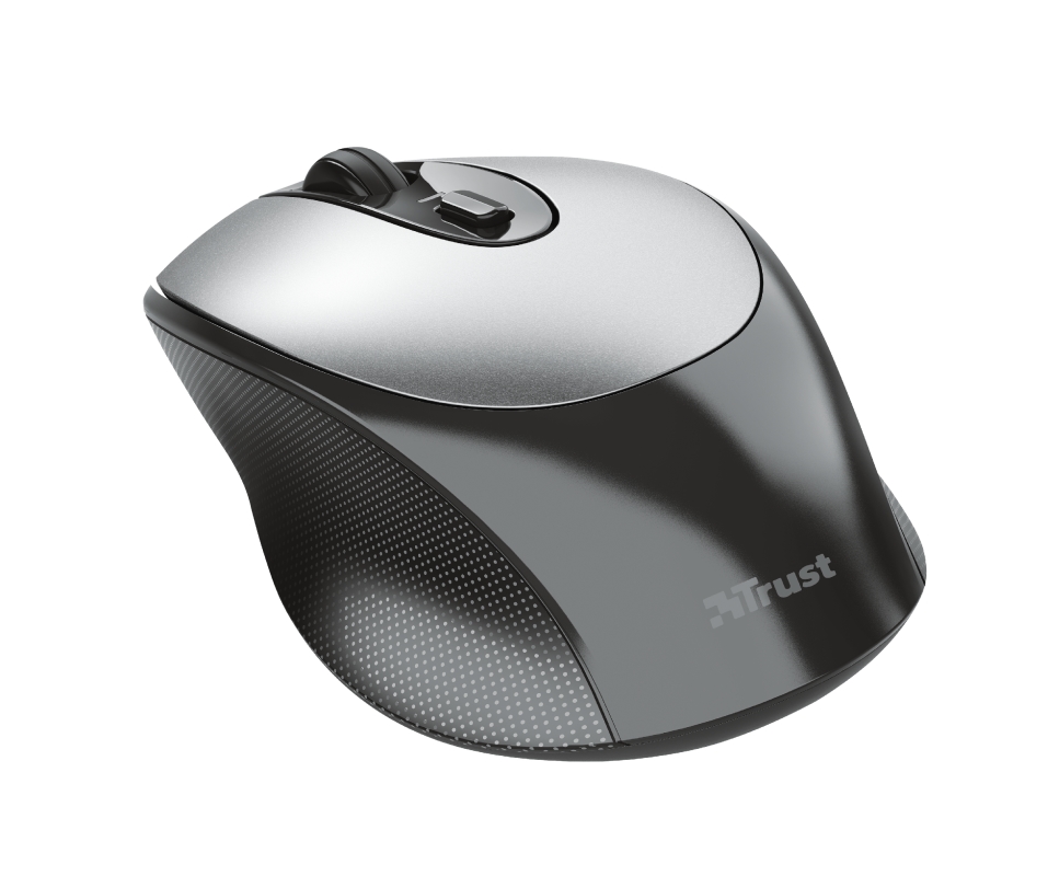 Wireless mouse trust zaya rechargeable black