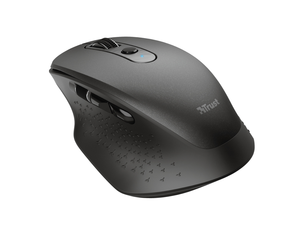 Wireless mouse trust ozaa rechargeable black