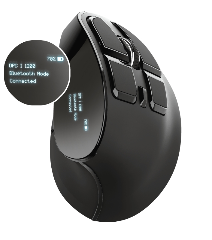 Wireless mouse trust voxx ergonomic rechargeable
