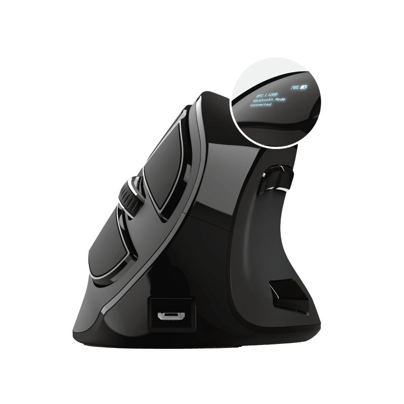 Wireless mouse trust voxx ergonomic rechargeable