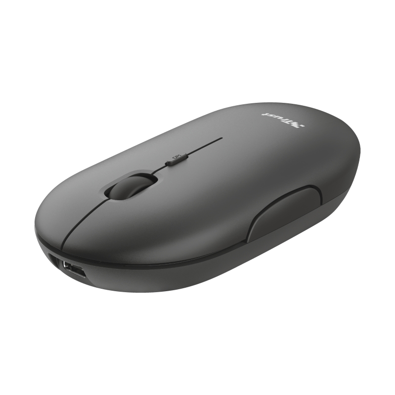 Wireless mouse trust puck bt rechargeable black