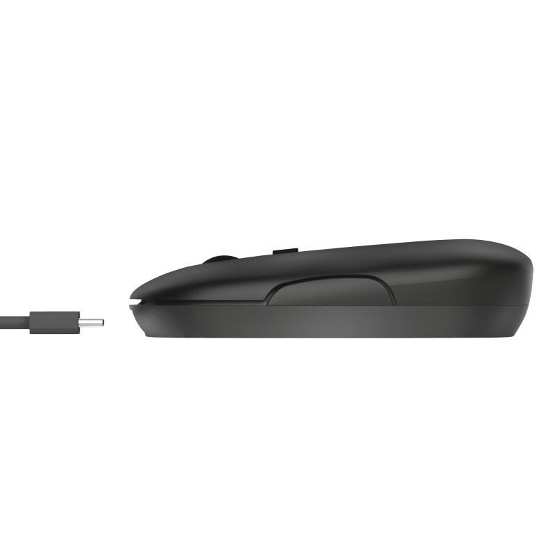 Wireless mouse trust puck bt rechargeable black