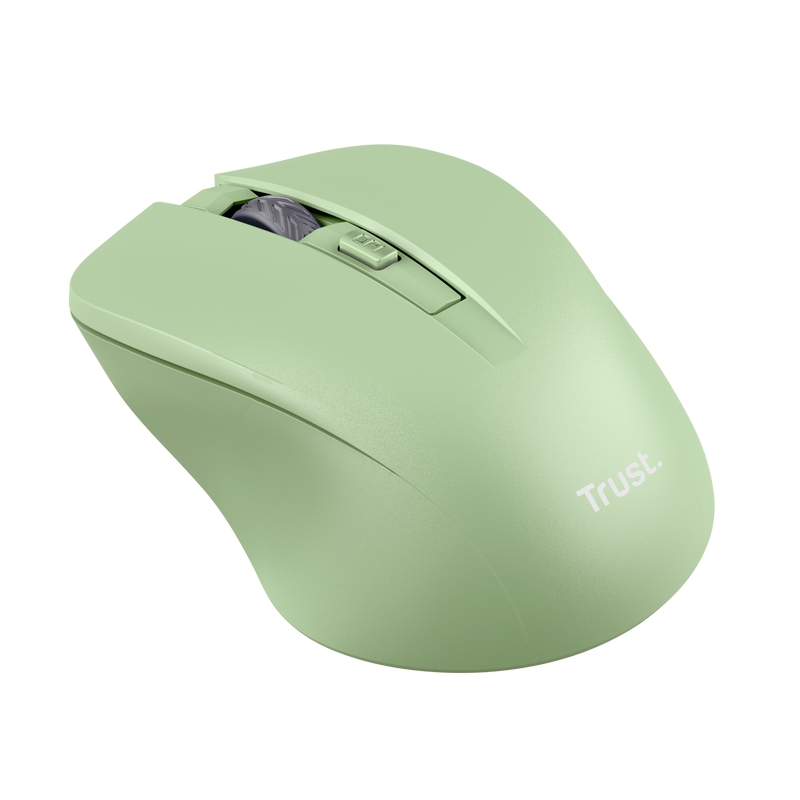 Wireless mouse TRUST Mydo Silent Green