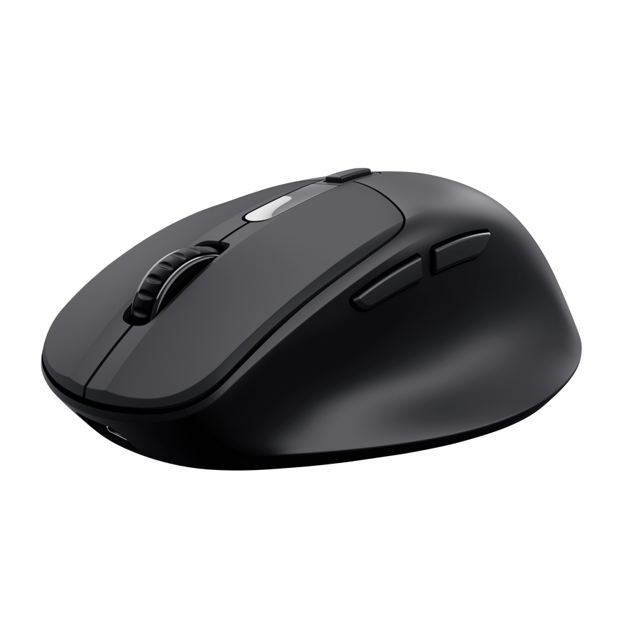 Mouse Trust Zevo Fast Rechargeable Multi-Wireless, black