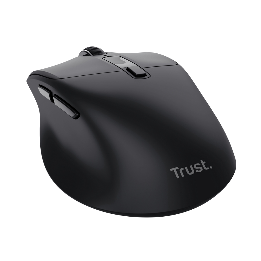 Mouse Trust Zevo Fast Rechargeable Multi-Wireless, black