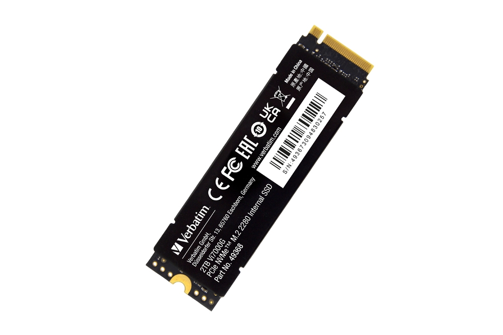 Външен SSD Verbatim Vi7000G Internal PCIe NVMe M.2 SSD 2TB