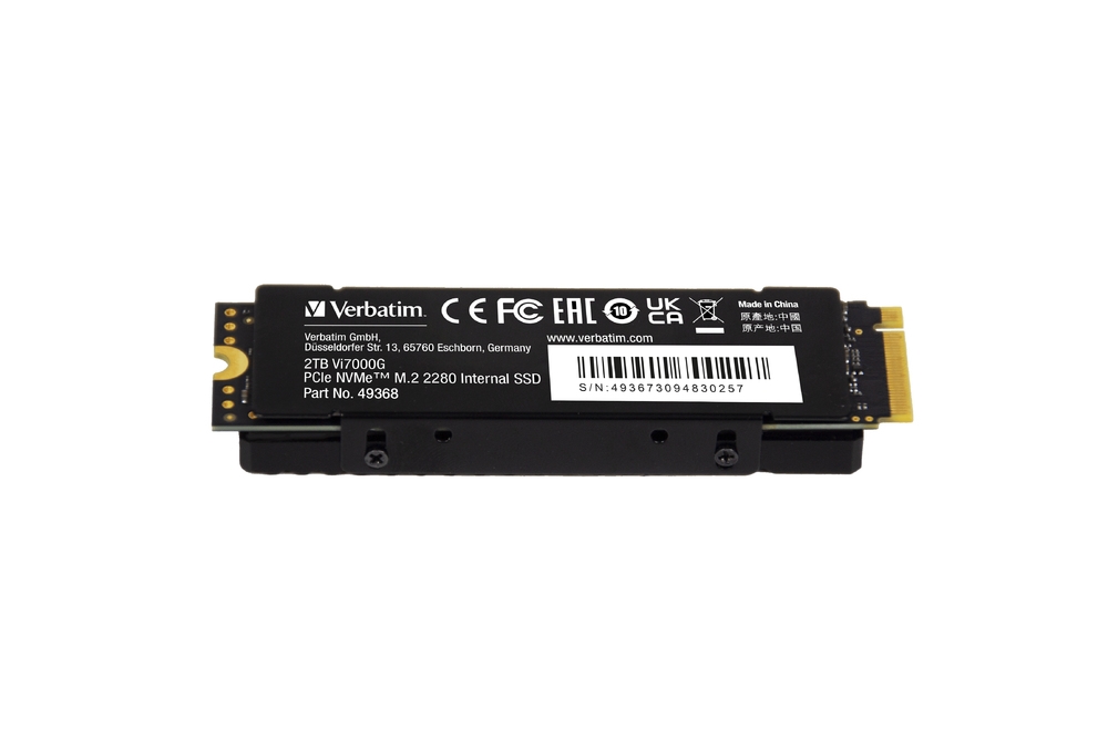Външен SSD Verbatim Vi7000G Internal PCIe NVMe M.2 SSD 2TB