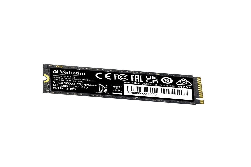 Вътрешен SSD Verbatim Vi5000 Internal PCIe NVMe M.2 SSD 512GB