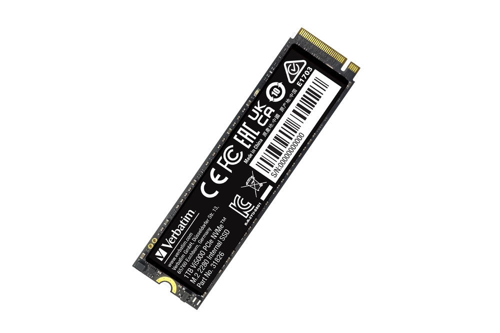 Вътрешен SSD Verbatim Vi5000 Internal PCIe NVMe M.2 SSD 1TB