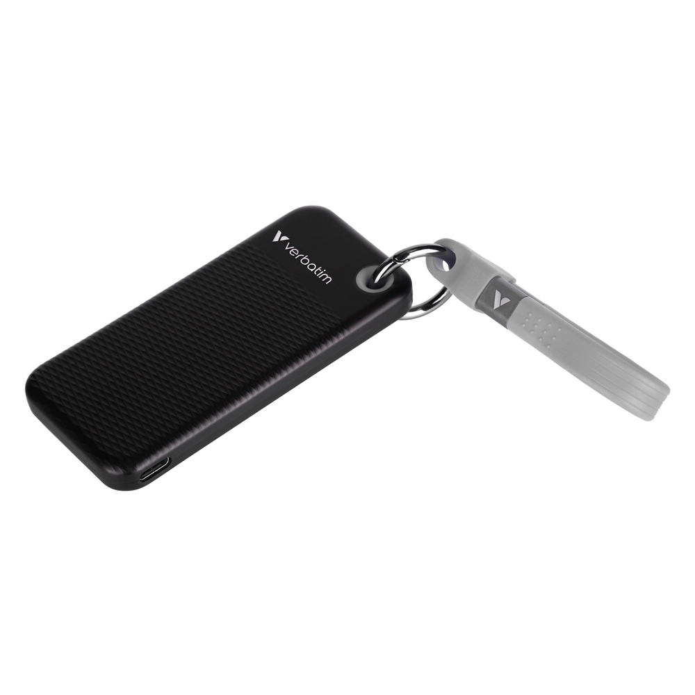 Твърд диск SSD Verbatim Pocket SSD USB 3.2 Gen 2 1TB Black/Grey