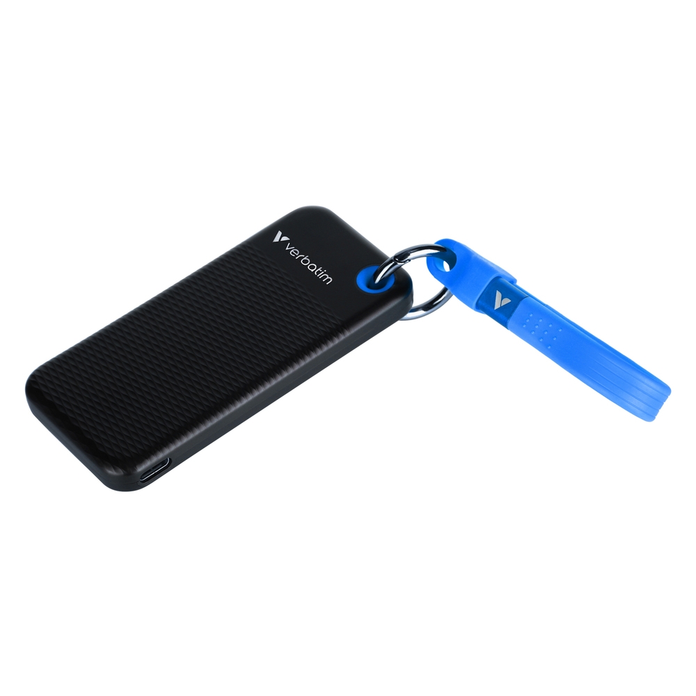 Твърд диск SSD Verbatim Pocket SSD USB 3.2 Gen 2 1TB Black/Blue