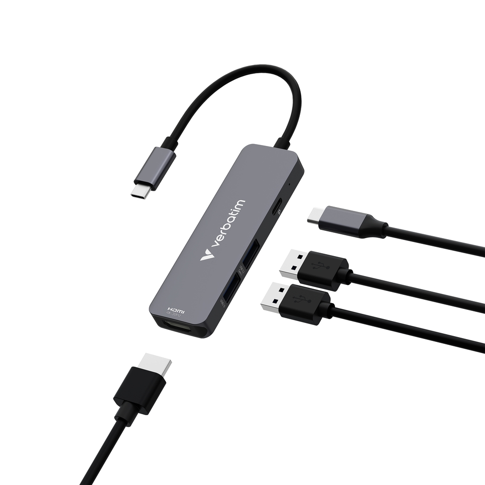 Verbatim USB-C Essentials Multiport Hub 4 порта