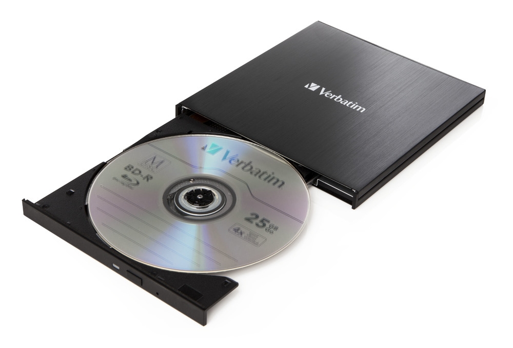 Оптично устройство Verbatim External Slimline Blu-ray USB 3.0