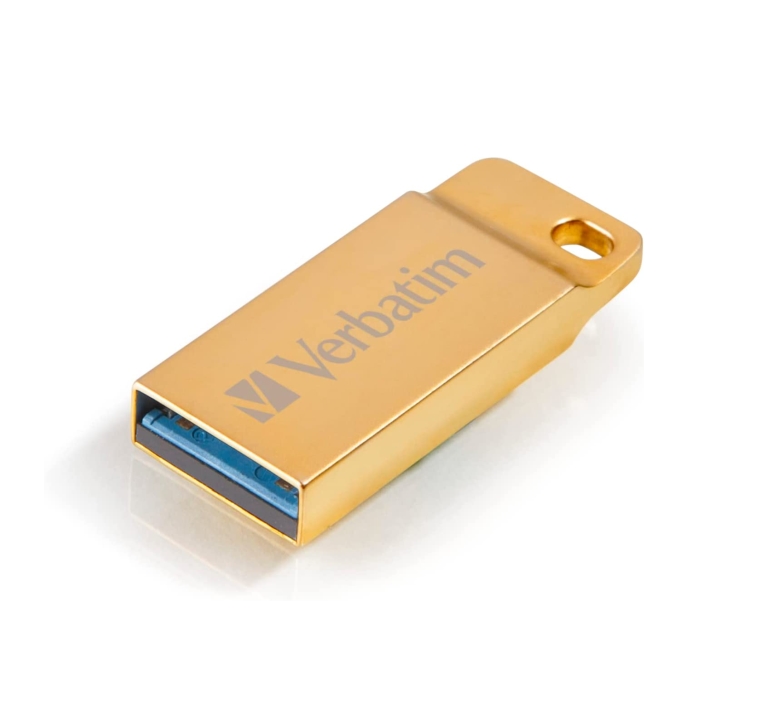 USB памет Verbatim Metal Executive 64GB USB 3.0 Gold