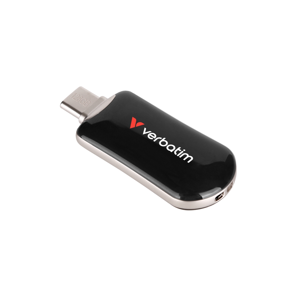 USB memory Verbatim Plectra USB-C Flash Drive Black 128GB