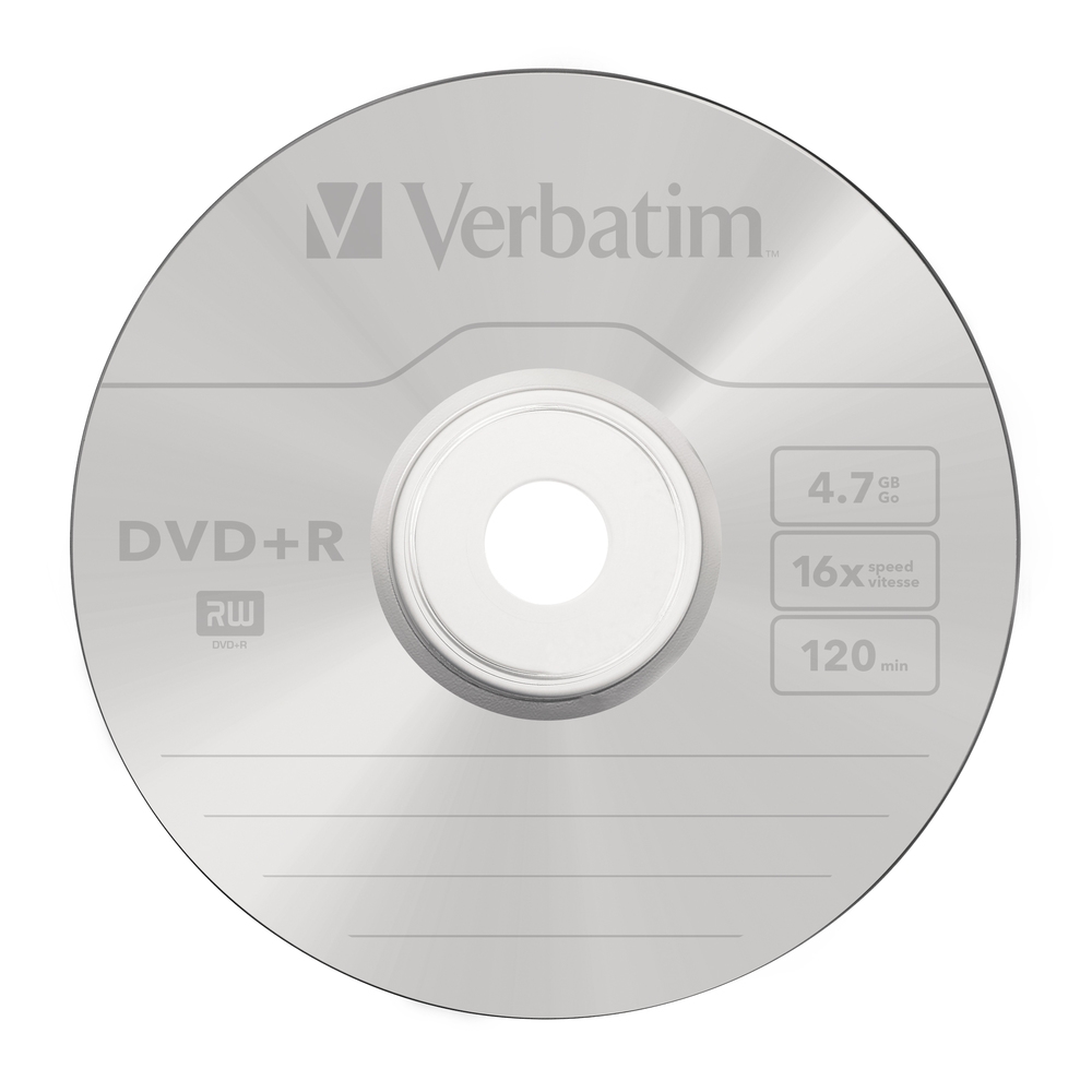 Дискове Verbatim DVD+R AZO 4.7GB 16X MATT SILVER SURFACE (25 PACK)