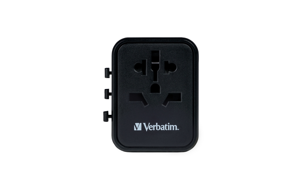 Адаптер Verbatim UTA-01 Universal Travel Adapter 2xUSB-A ports