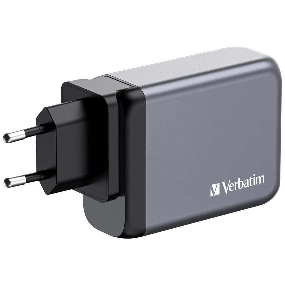 Зарядно устройство Verbatim GNC-100 GaN 4 Port 100W USB A/C