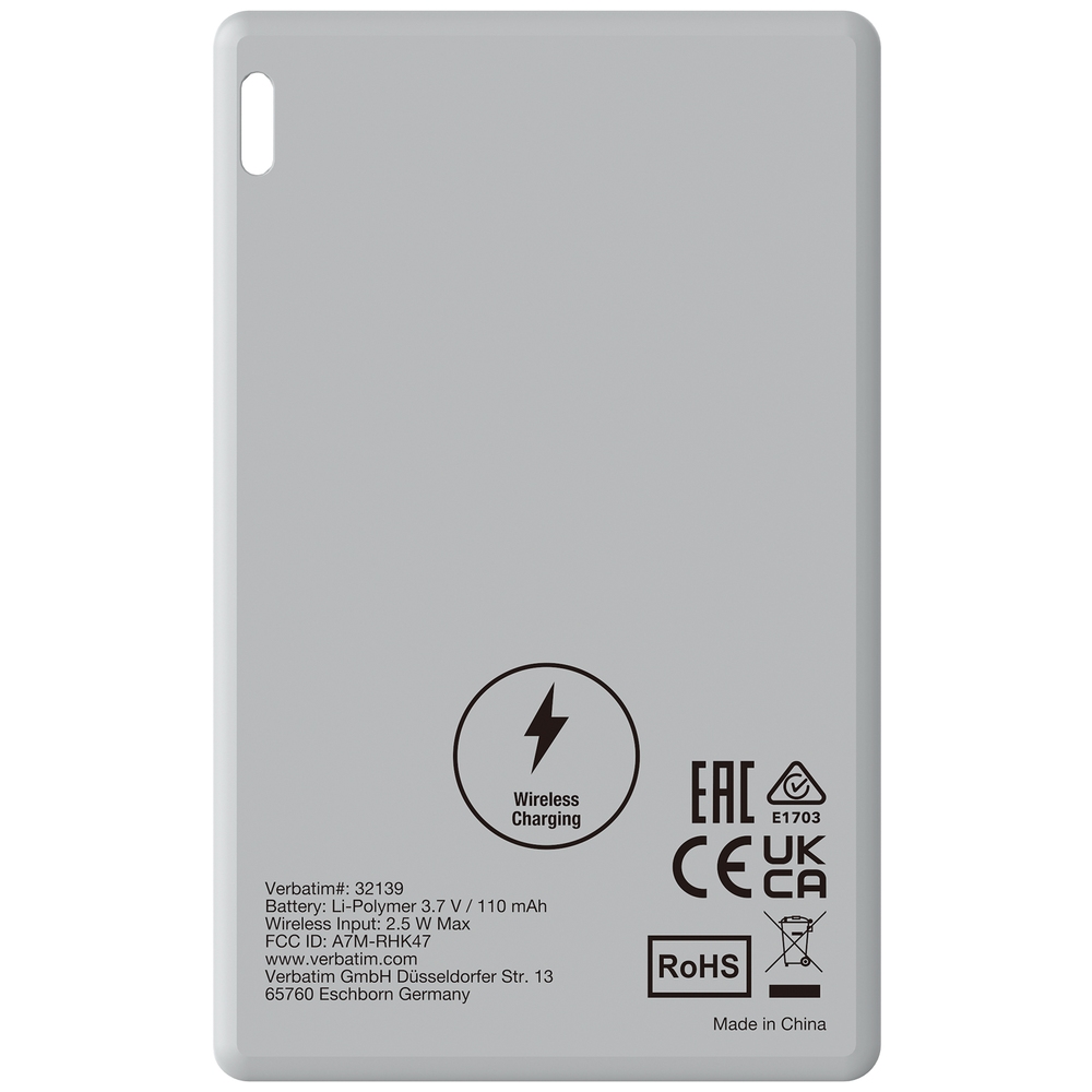 SSD Verbatim MYFCR-01S My Finder Card Bluetooth Silver