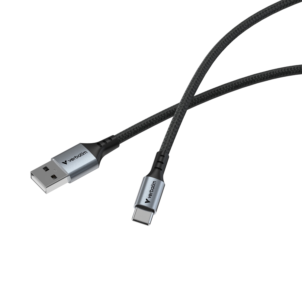 SSD Verbatim Sync & Charge USB-A към USB-C 18W 120см