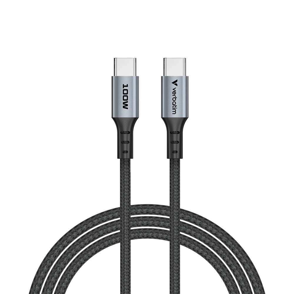 Cable Verbatim Sync & Charge USB C to USB C 100W 120 cm