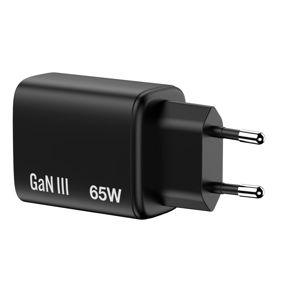 SSD Verbatim Essentials GaN Charger 65W EU plug Black