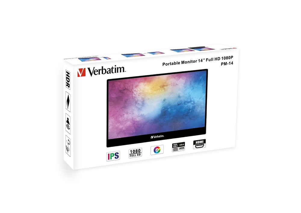 Монитор Verbatim PM-14 Portable Monitor 14 Full HD 1080p