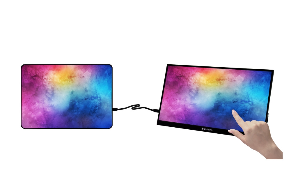 Монитор Verbatim PMT-14 Portable Touchscreen Monitor 14 Full HD 1080p Metal Housing
