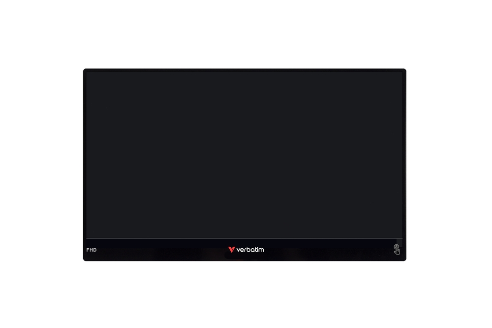 Verbatim Portable 14 FHD Touch Monitor with Wireless Power Supply and 5000mAh Power Bank