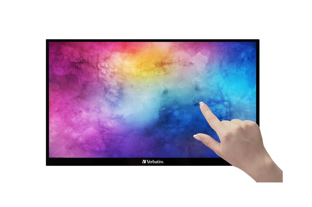 Монитор Verbatim PMT-15 Portable Touchscreen Monitor 15.6 Full HD 1080p Metal Housing