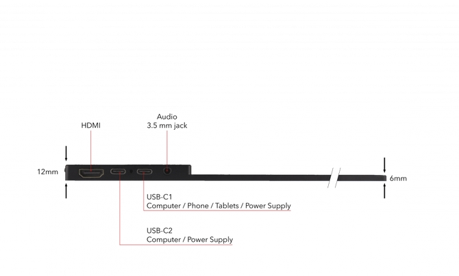 Монитор Verbatim PMT-15 4K Portable Touchscreen 15.6 4K Ultra HD