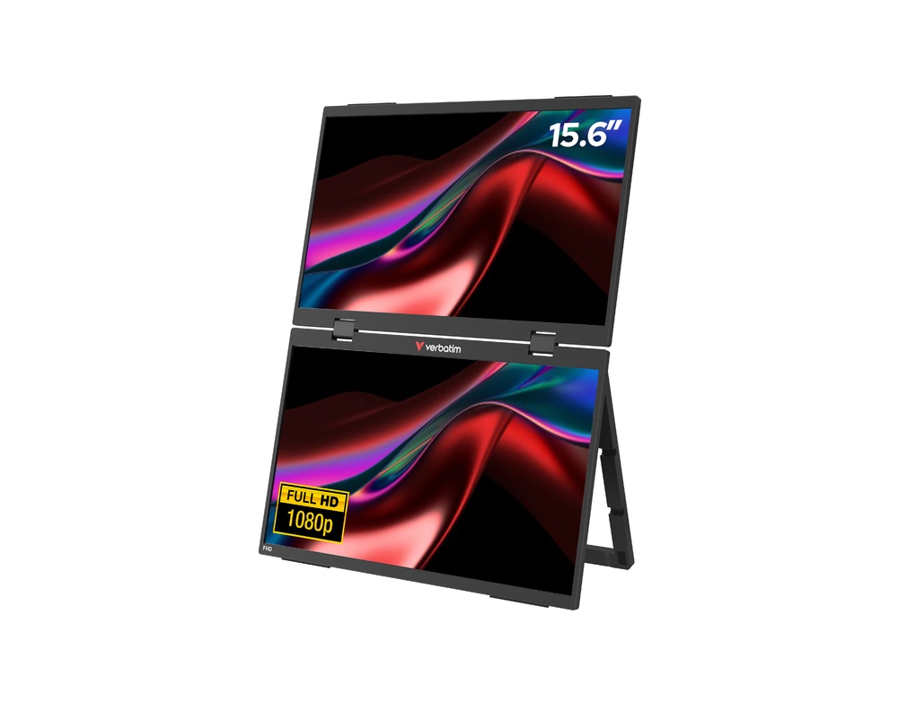 Монитор Verbatim Portable 15.6 Dual Monitor Essentials