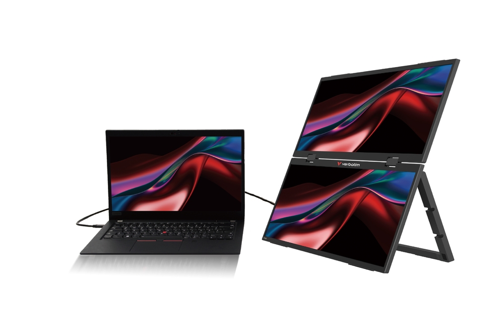 Монитор Verbatim Portable 15.6 Dual Monitor Essentials