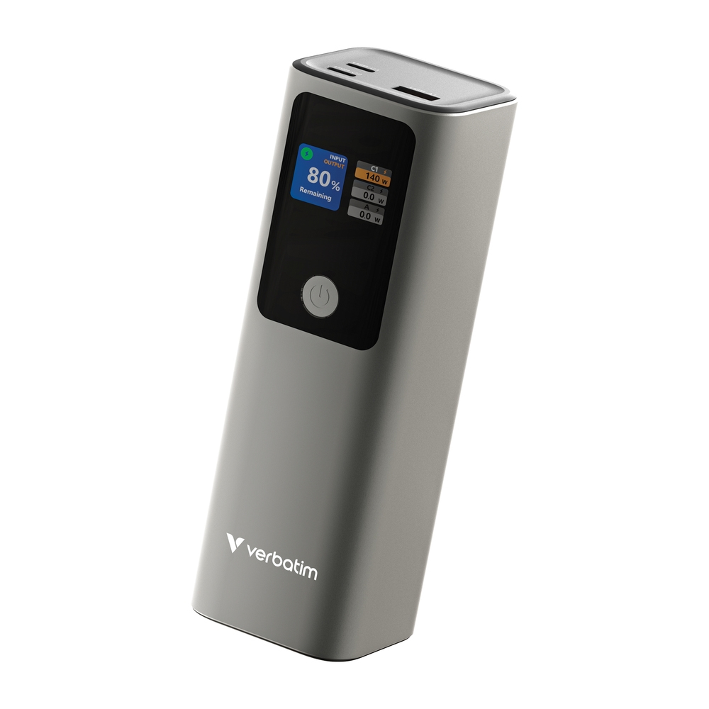 Външна батерия Verbatim Charge ‘n’ Go Power Bank 27000mAh 183W Grey