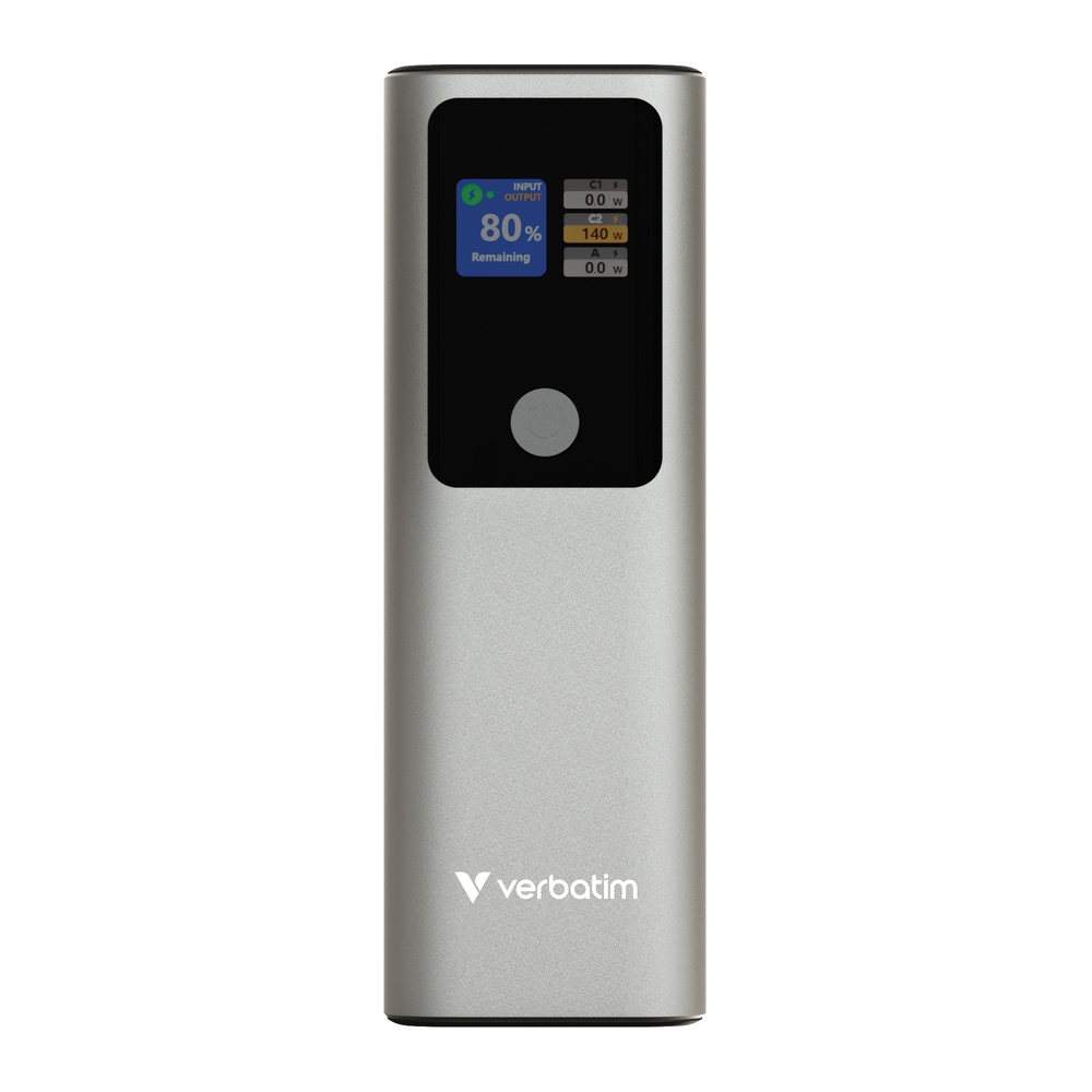 Външна батерия Verbatim Charge ‘n’ Go Power Bank 27000mAh 183W Grey